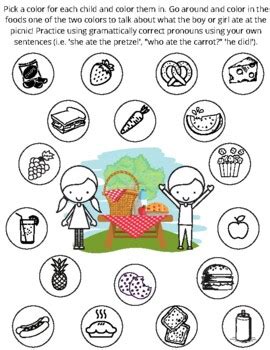 Picnic Pack Speech Therapy Articulation And Language By Prepwithmeslp