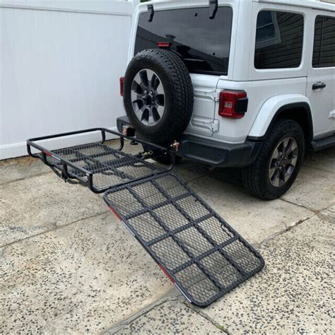 400 LB Power Wheelchair Mobility Scooter Folding Hitch Carrier Rack