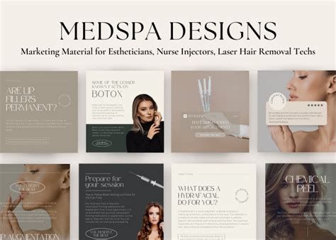 Design Your Medspa Aesthetic Clinic Marketing Material By Kimdsza Fiverr