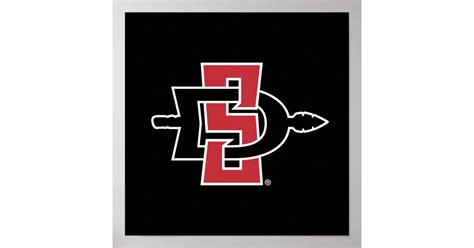 San Diego State University Logo Poster | Zazzle