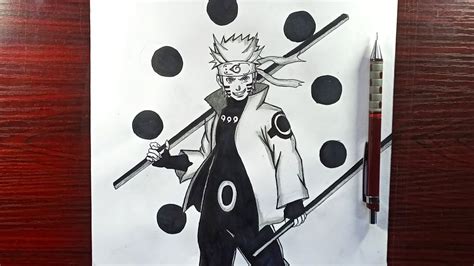 How To Draw Naruto Sage Six Paths Naruto YouTube