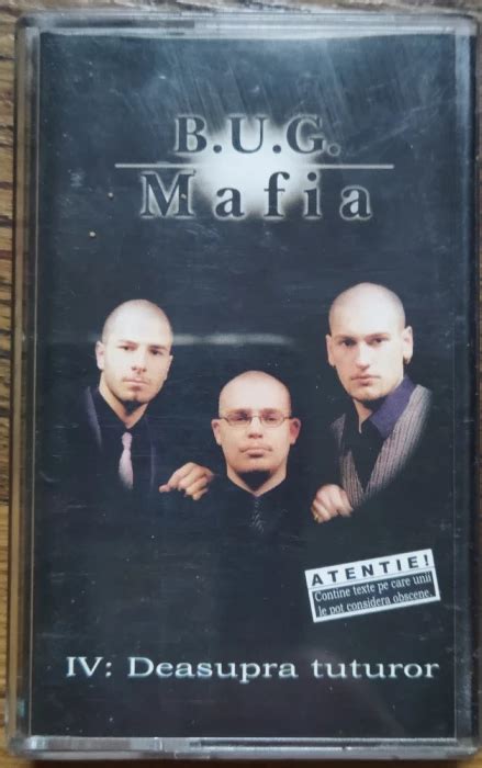 B U G Mafia Iv Deasupra Tuturor Caseta Audio Originala Holograma