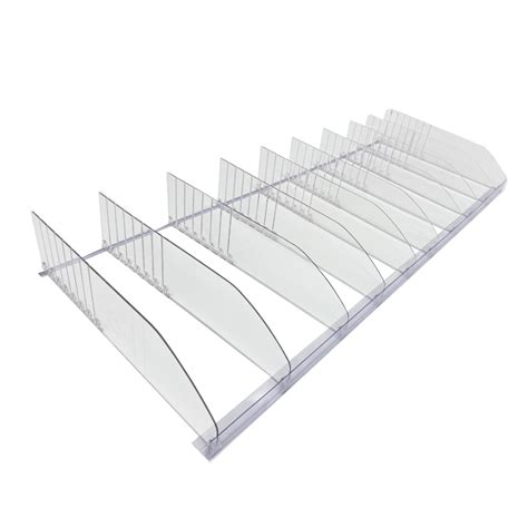 plastic shelf dividers  rx pharmacy gondola wood shelves dgs retail