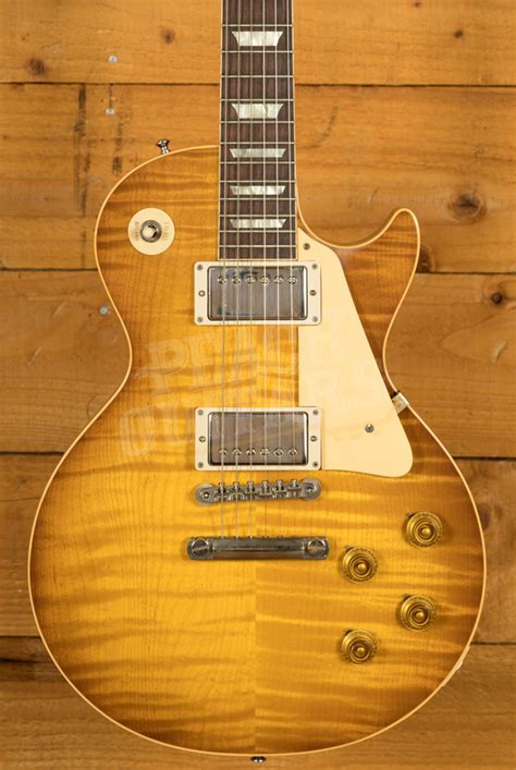 Gibson Custom Les Paul Standard Golden Poppy Burst Vos Handpicked Top