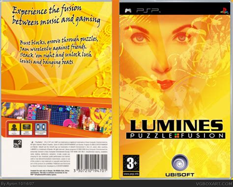 Lumines Psp Box Art Cover By Ayron