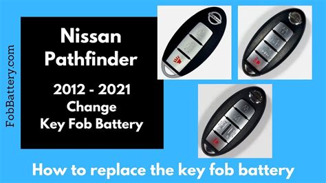 Battery For Nissan Pathfinder Key Fob