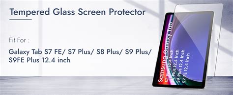 Robustrion Tempered Glass Screen Protector For Samsung Galaxy Tab S9 FE