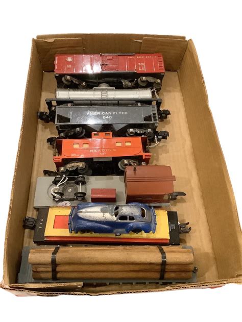 Lot American Flyer Postwar Lot Of Freight Cars