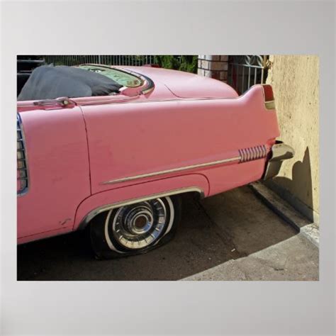 Pink Cadillac Poster | Zazzle