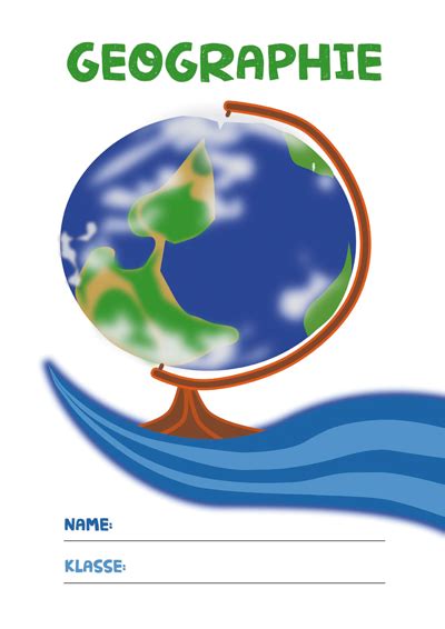 Geographie Deckblatt Pdf Zum Ausdrucken Kribbelbunt