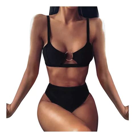 Conjunto De Ropa De Playa P Para Mujer Bikini Acolchado Cuotas Sin