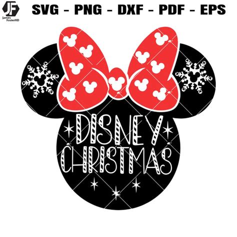 Minnie Christmas Svg Minnie Mouse Head Svg Chrismas Svg Inspire Uplift