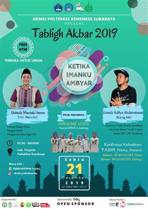 Poster Tabligh Akbar 2019 - Eventkampus.com