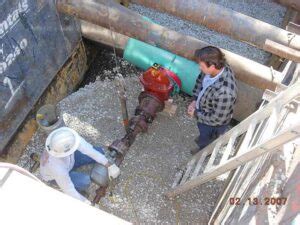 Installation And Hot Tap On A Steel Cylinder Water Line Koppl Pipeline Services Inc