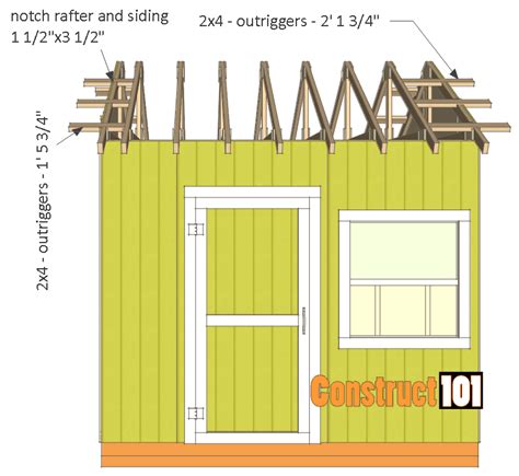 Shed Plans Gable Roof Backyard Garden Sheds