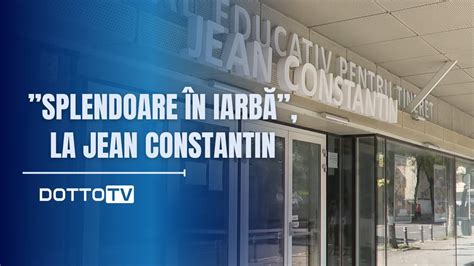 Splendoare în iarbă la Jean Constantin YouTube