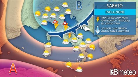 Cronaca Meteo Diretta Perturbazione Autunnale Su Parte Ditalia Con