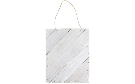 Hampton Art Plank Diagonal 8x10 White Michaels