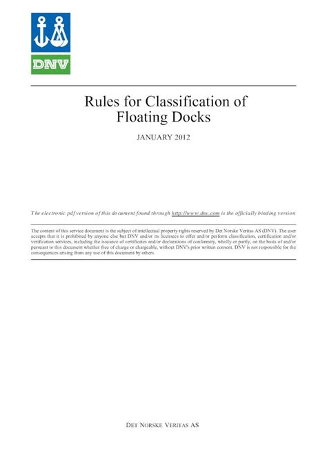 Pdf Dnv Rules For Floating Docks Dokumen Tips