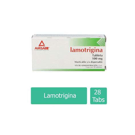 Lamotrigina Mg Caja Con Tabletas