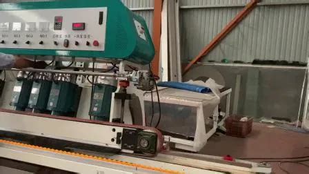 Zxm C Glass Straight Edge Beveling And Polishing Machine With