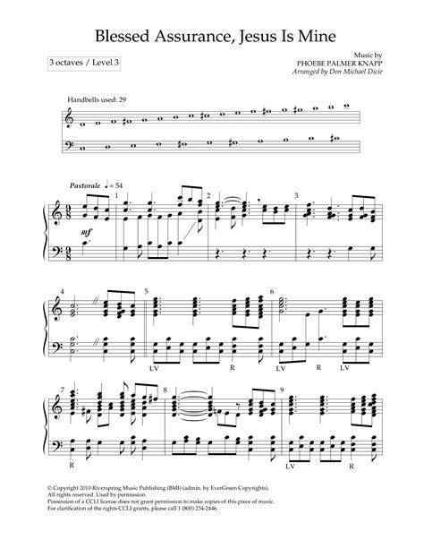 Blessed Assurance Jesus Is Mine Sheet Music Pdf Lifeway Worship Arr