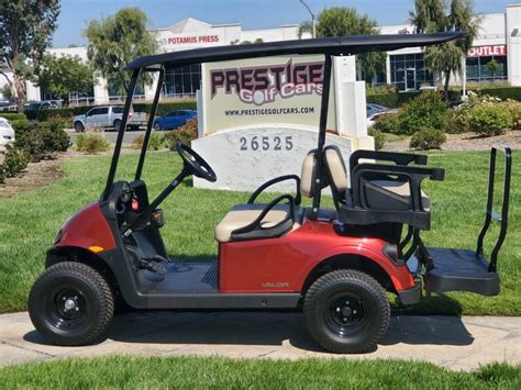 2023 E Z Go Valor Ex1 Four Passenger Gas Golf Cart Prestige Golf Cars