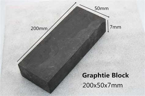 200507mm Carbon Graphite Block 2pcs Graphite Blocks In Cement