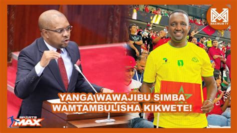 Video Hizi Sasa Sifa Yanga Wamshusha Kikwete Wajibu Mapigo Ya Simba