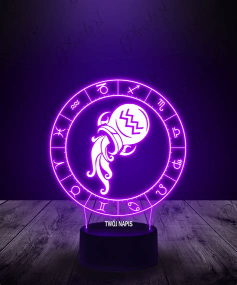 Lampka Led D Plexido Wodnik Znak Zodiaku Plexido Pl