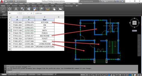 Import Text from Excel to AutoCAD - XL n CAD