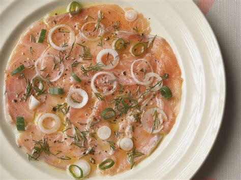 Salmon Carpaccio With Dill Recipe Eat Smarter Usa