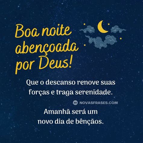 Descanso Boa Noite Abençoada Por Deus - 35 mensagens de boa noite abençoada por Deus