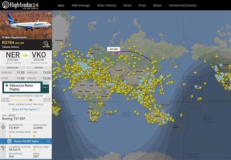 Flight Radar 24 Live Polkiran