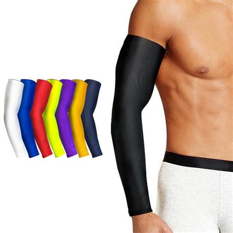 Basketball Arm Sleeve That Serves As A Warmer Extra Support Has UV