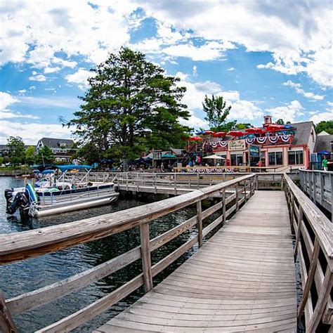 Town Docks Perched Along Lake Winnipesaukee