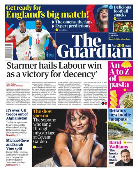 The Guardian July 03 2021 Newspaper Get Your Digital Subscription