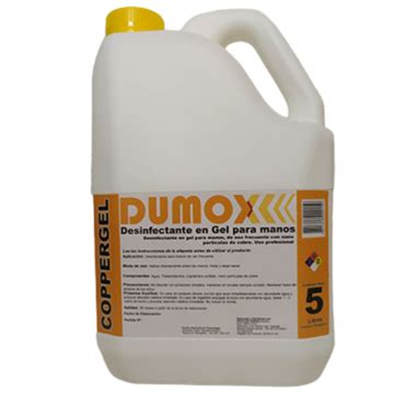 Dumox Coppergel Gel Desinfectante Para Manos Litros Dumox Pro