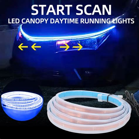 Bande Lumineuse Led Universelle Pour Capot De Voiture D Marrage Par