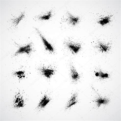 ink splat set stock vector  cwndkh