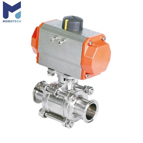 High Quality V Sanitary Stainless Steel Pneumatic Actuator Pneumatic