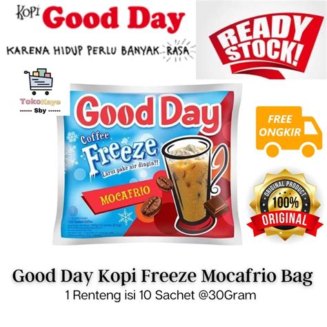 Jual Good Day Freeze Mocafrio Renceng Sachet Shopee Indonesia