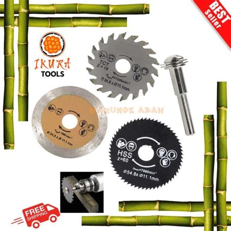 Jual Mata Gerinda Gergaji Mini Circular Cutting Disc Saw Set