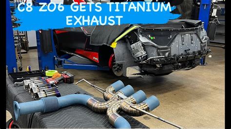 C8 Zo6 Gets A Titanium Exhaust Youtube