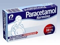 Paracetamol Farmina czopki 50mg 10 szt Preparaty na przeziębienie