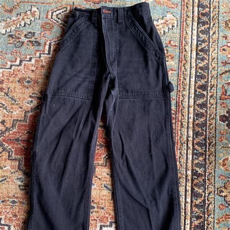 Big Bud Xs Carpenter Pants In Black Depop