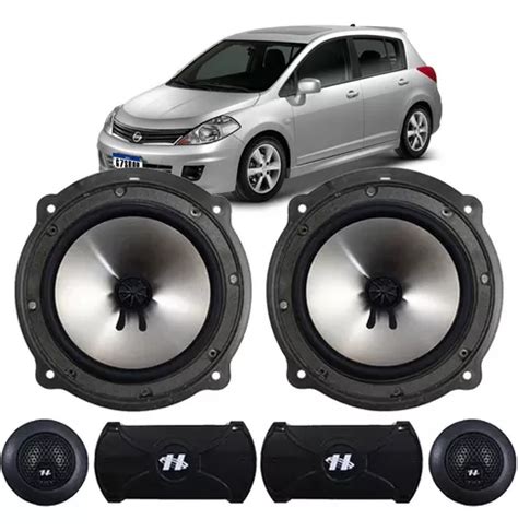 Kit Vias Nissan Tiida Auto Falante P Q W Rms