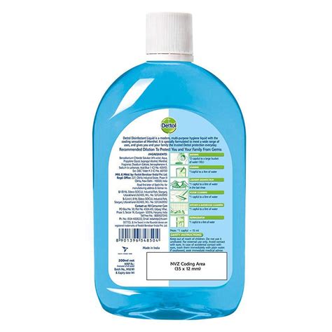 Dettol Menthol Cool Disinfectant Liquid Ml Price Uses Side