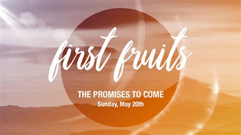 Why First Fruits — Anthem Church