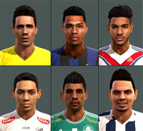 PES 2013 PC Novo Pacote De Faces By Nickson Facemaker Brazilians W